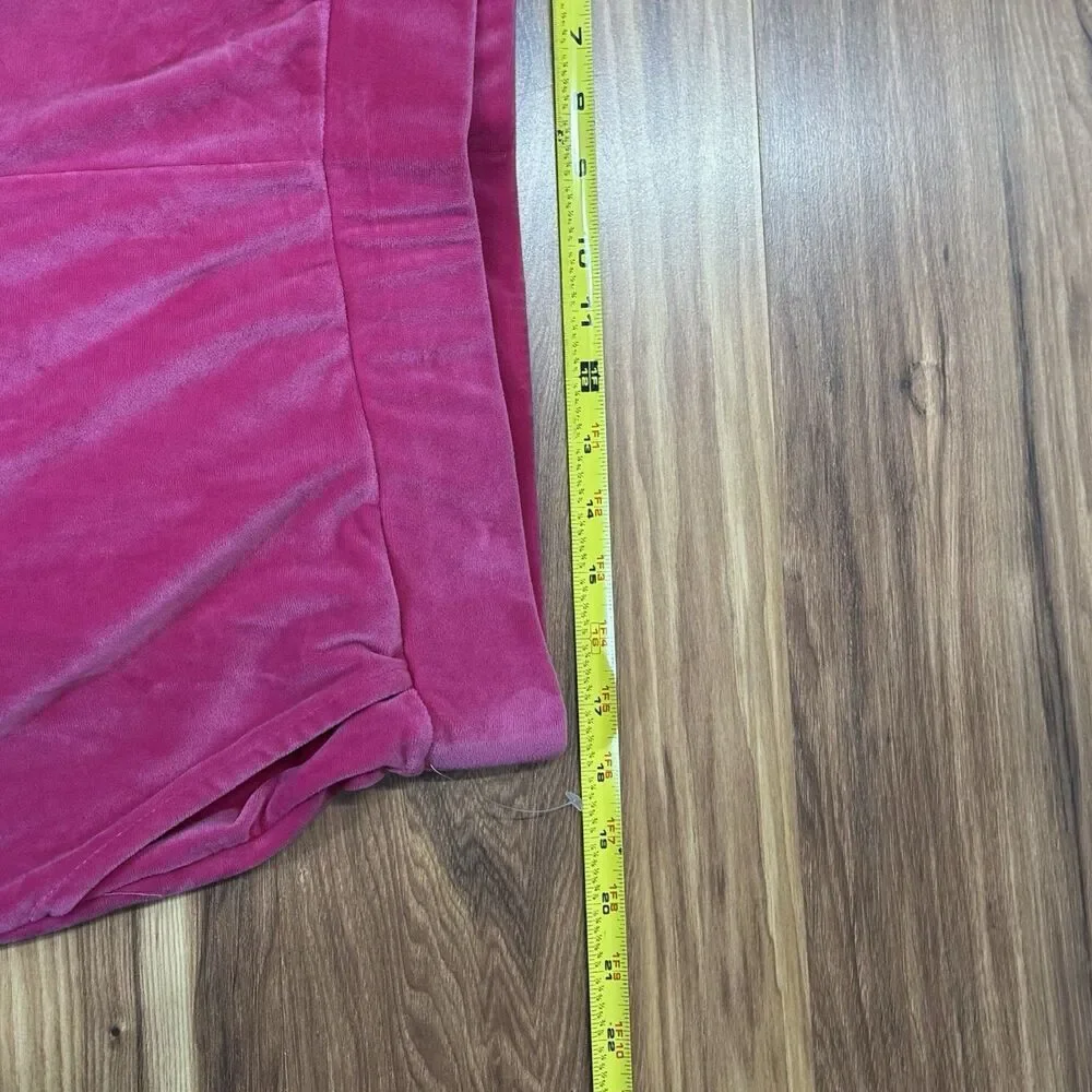 CABLE & GAUGE XL Velour Velvet 2pc Tracksuit Stretch Activewear Lounge Sport Set